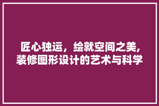 匠心独运，绘就空间之美,装修图形设计的艺术与科学