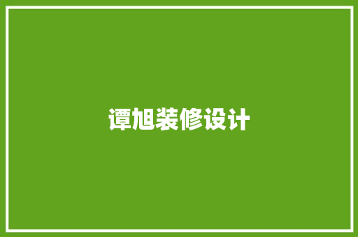 谭旭装修设计